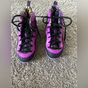 Used Nike Vibrant Purple and Black Sneakers